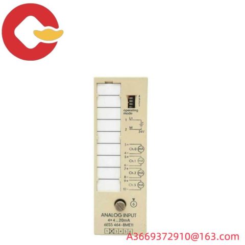 Siemens 6ES5464-8ME11 Analog Input Module for S5-90U/-95U/-100U PLCs