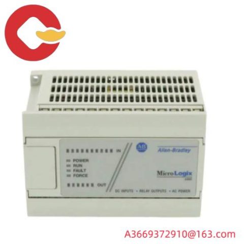 Rockwell Automation 1761-L16BWA MicroLogix 1000 PLC, 120/240VAC, 10-In-24VDC/6-Out-Relays