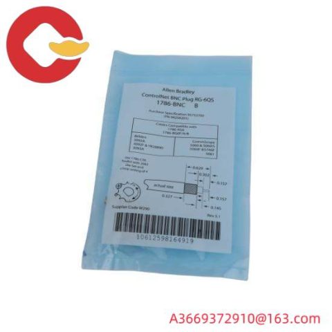 Allen-Bradley 1786-BNC RG6 Coaxial Connector, Industrial Control Systems