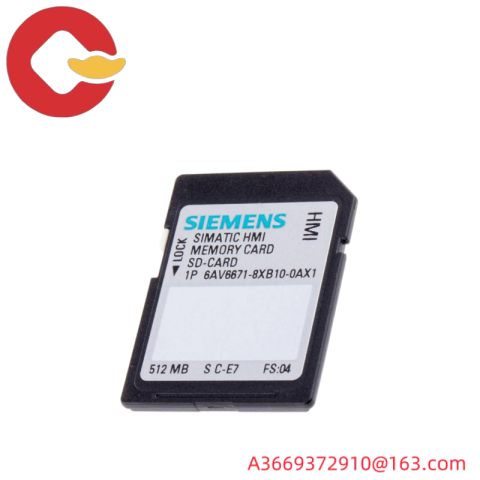 SIEMENS 6AV6671-8XB10-0AX1: High-Performance SIMATIC SD Memory Card