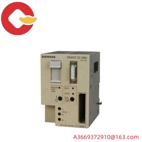 SIEMENS 6ES5102-8MA12 Central Processing Unit: Advanced Control Module