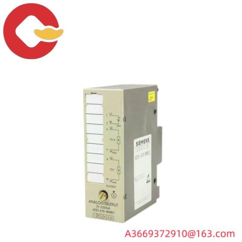 SIEMENS 6ES5470-8MB11 | Analog Output Module for Industrial Control Systems