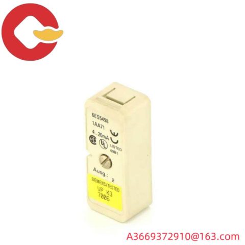 SIEMENS 6ES5498-1AA71 Analog Input SubModule for Industrial Control Systems