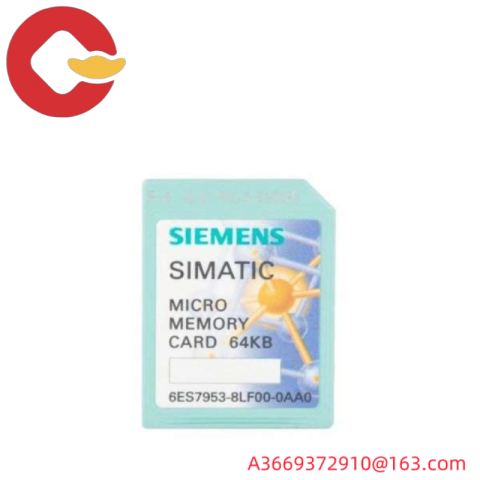 SIEMENS 6ES7953-8LF00-0AA0 Micro Memory Card, for S7-300/C7/ET 200, 3.3V NAND Flash, 64KB