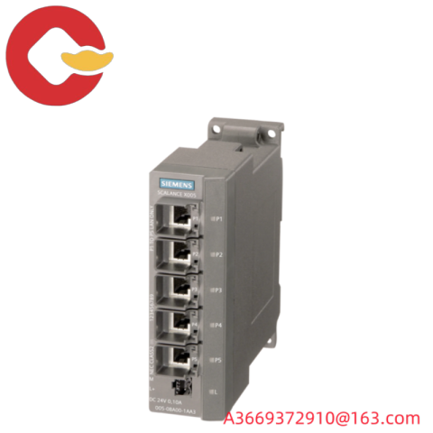 SIEMENS SCALANCE X005, 6GK5005-0BA00-1AA3, Industrial Ethernet Switch