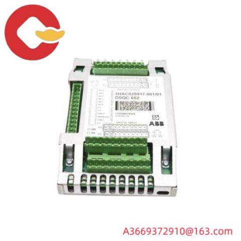 ABB DSQC652 3HAC025917-001/01 I/O Unit - Advanced Industrial Control Solution