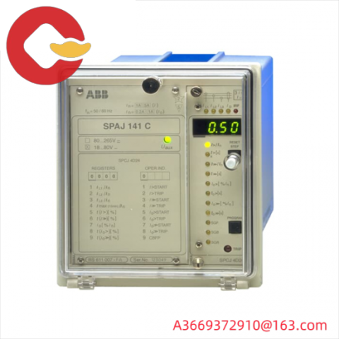 ABB SPAJ 141C RS611007-AA: Advanced Earth Fault Relay, Ensuring System Integrity and Safety