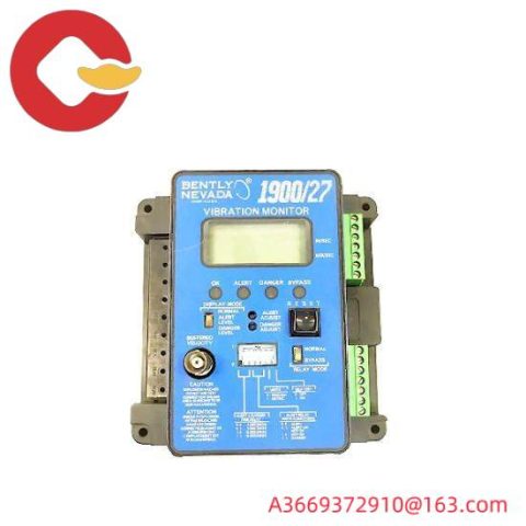 Bently Nevada 1900/27-02-00 Vibration Monitor: Precision Monitoring for Industrial Control Systems