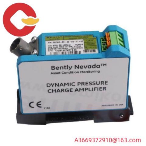 Bently Nevada 350500-00-00-00-11-00 Dynamic Pressure Charge Amplifier, High Precision Pressure Sensing Module