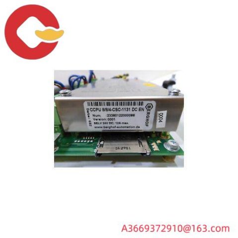 Berghof CCPU 8/8/4 CSC-1131 New: Precision Control Module for Industrial Automation