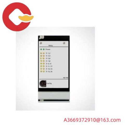 EMERSON A6740 Relay Output Module for Industrial Control Systems