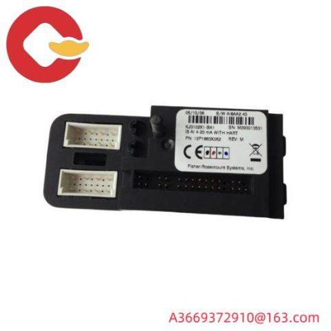 Emerson CE4003S6B1 Analog Input Module - High-Performance Sensor Interface for Industrial Control Systems