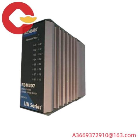 Foxboro FBM207 P0914TD: High Precision Channel Isolated Monitor for Industrial Control