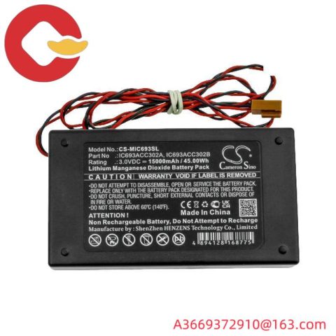 GE IC693ACC302A Auxiliary Battery Module - Essential Power Supply for Industrial Automation