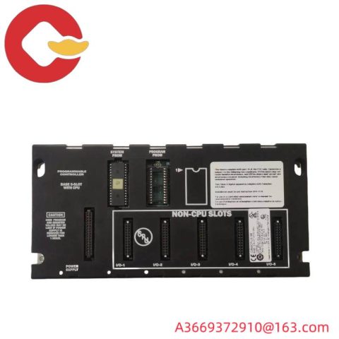 GE IC693CPU313X - 05 Slot CPU Chassis, Advanced Control System Module