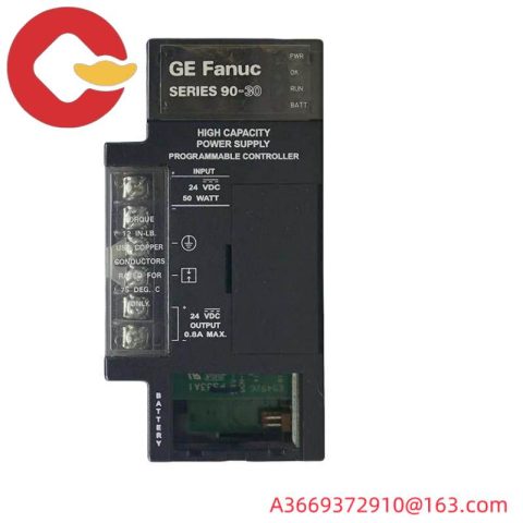 GE IC693PWR331 - High Capacity Power Supply Module, Optimized for Industry 4.0 Applications