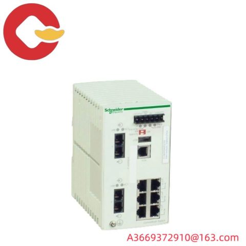 Schneider Electric TCSESM083F2CU0 Switch: 8-Port Industrial Ethernet Solution