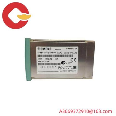 Siemens 6ES7952-1AK00-0AA0 RAM Memory Card for S7-400