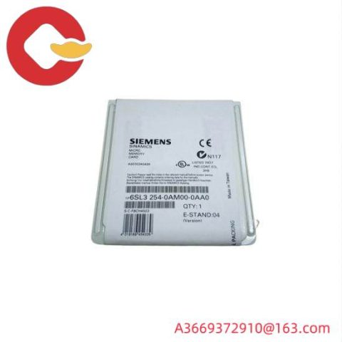 SIEMENS 6SL3 Series Micro Memory Card 254-0AM00-0AA0 for Industry Control
