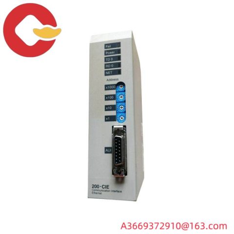 ABB 200-CIE Ethernet Communication Interface, High-Speed Data Transfer Solutions