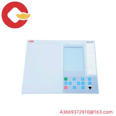 ABB REC670 1MRK000008-NB: Bay Control Display for Industrial Automation