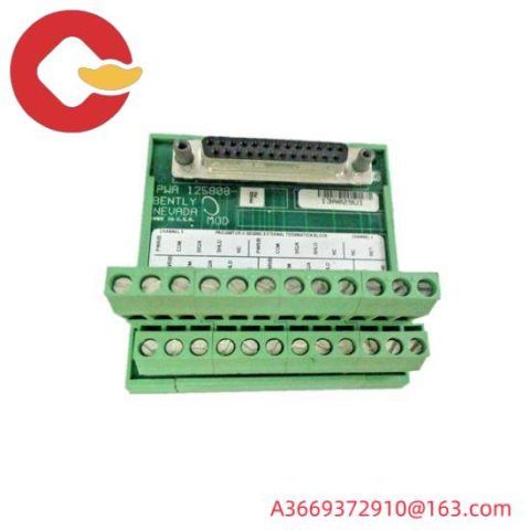 BENTLY NEVADA 125808-02A: Advanced Terminal Block Board for Industrial Control Systems