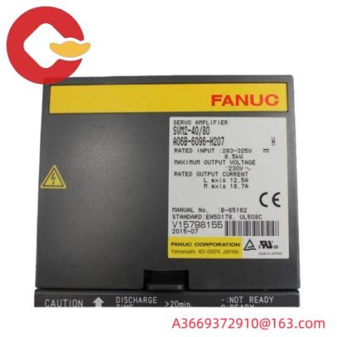 Fanuc A06B-6096-H207 | High-Power GE Servo Module