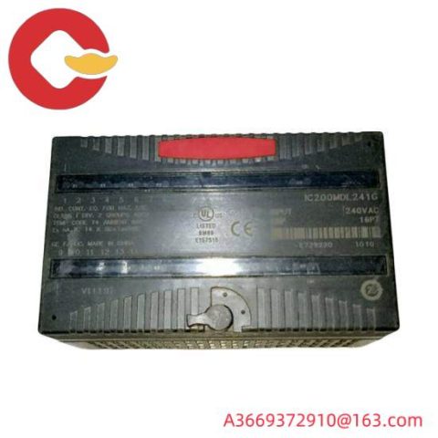 GE FANUC IC200MDL241 Discrete Input I/O Module, for Industrial Automation