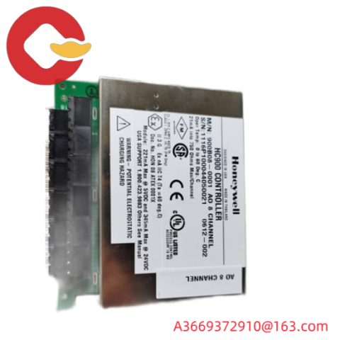 Honeywell HC900, 900B08-0001 Analog Output Module, Brand New