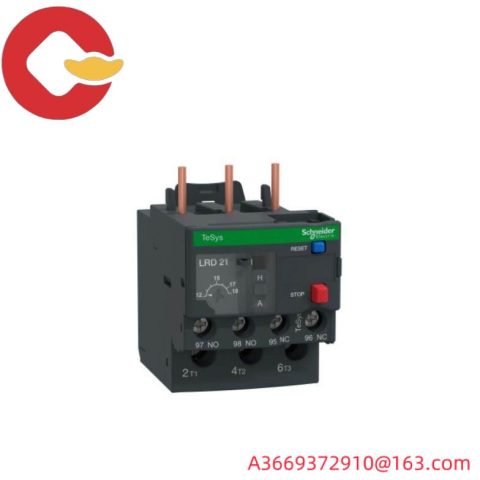 Schneider Electric LRD21 Overload Relay, High-Power Industrial Control Module