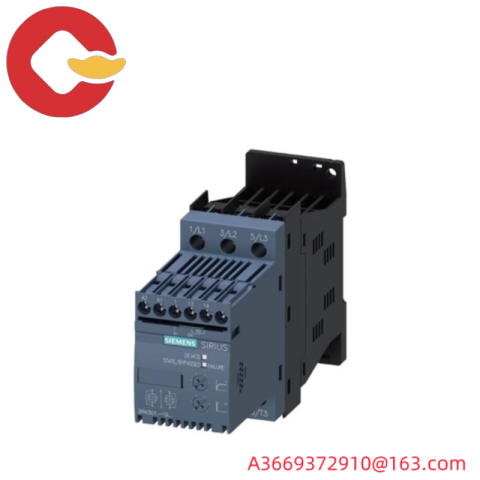 SIEMENS 3RW30 S00 6.5A 480V 110-230V Screw Soft Starter, Industrial Control Solutions