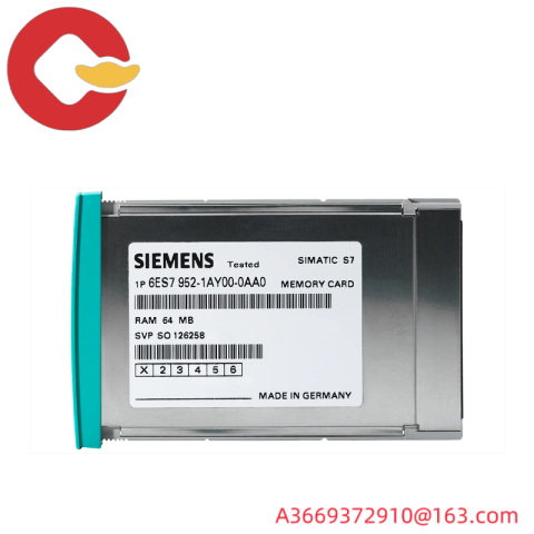 SIEMENS 6ES7952-1KL00-0AA0 Memory Module for Industrial Control Systems