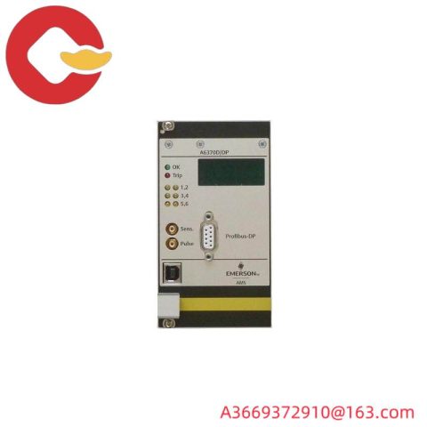 EMERSON A6370D Overspeed Protection Monitor, Precision Engineered for Safety and Efficiency