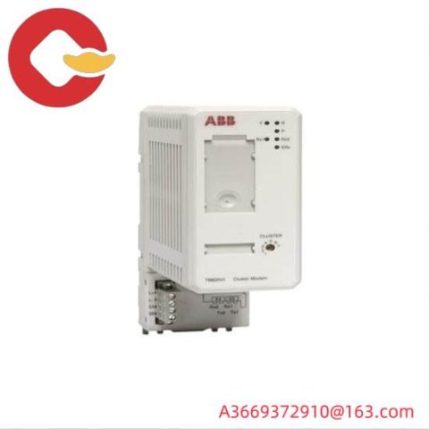 ABB TB820v2 Modulebus Cluster Modem - Redundant Optical Communication for Industrial Automation
