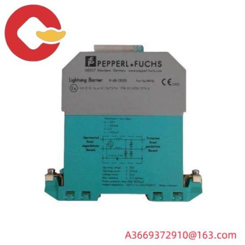 P+F K-LB-1.30G: Enhanced Surge Protection Barrier for Industrial Control Applications