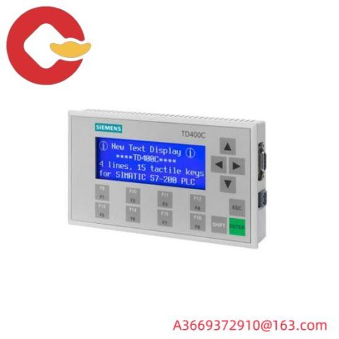 SIEMENS 6AV6 640-0AA00-0AX0 TD400C Text Display