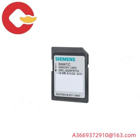 SIEMENS 6ES7954-8LC03-0AA0 - SIMATIC S7 Memory Card for Efficient Data Storage Solutions