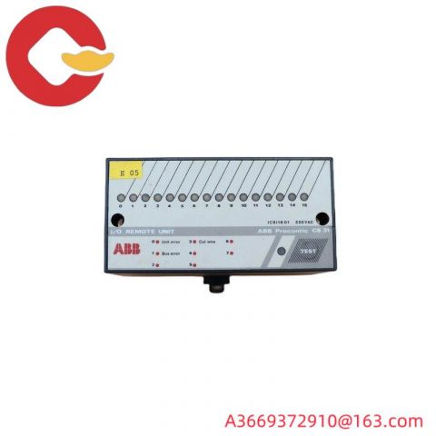 ABB ICSI16D1 Industrial I/O Remote Unit for Procontic System, Compact & High Performance Control Solutions