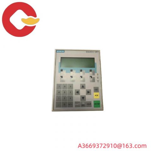 SIEMENS 6AV3607-1JC20-0AX1 Operator Interface, Advanced Control Solution