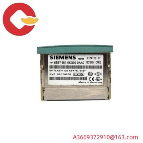 SIEMENS 6ES7 951-0KG00-0AA0 Memory Card for Industrial Control Systems