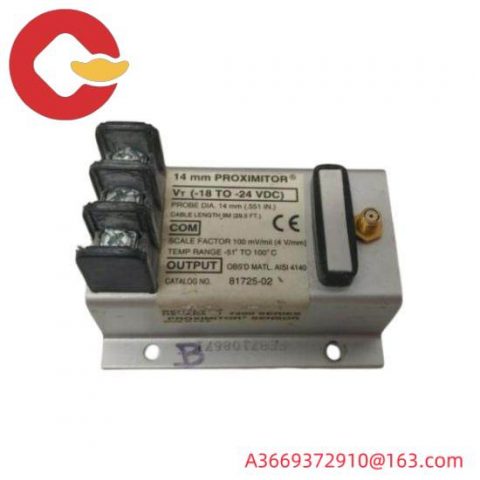 Bently Nevada 81725-02 Proximity Transducer for Industrial Automation