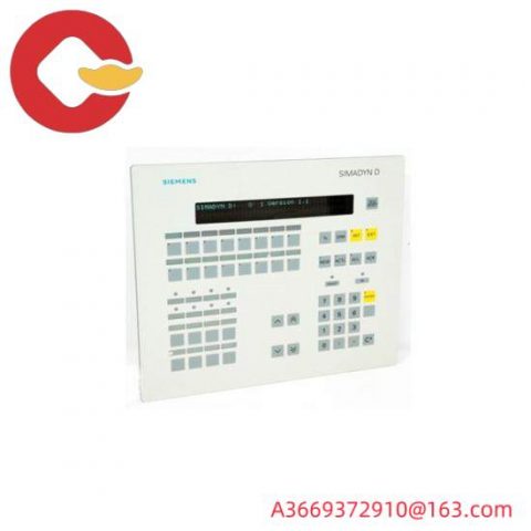 Siemens Operator Panel, 6DD1670-0AF0, SIEMENS PLC Systems