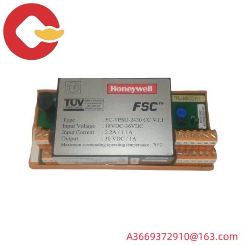 Honeywell FS-TPSU-2430 Power Converter, High Efficiency & Reliable Industrial Control Solution