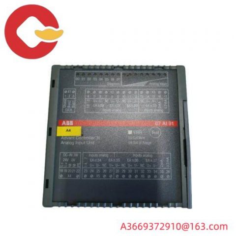 ABB 07AI91 Analog Input Module, High Precision Industrial Control Component
