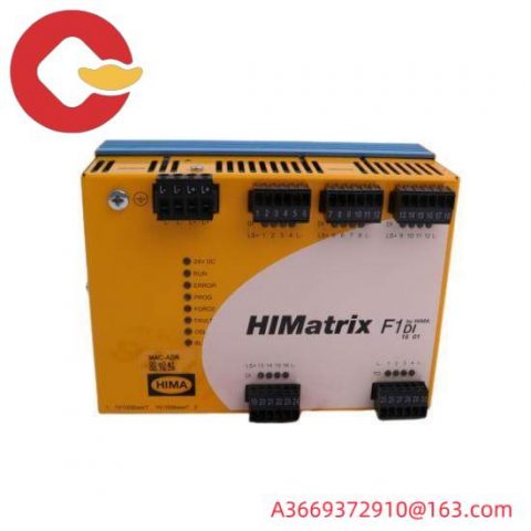 HIMA Himatrix F1DI16 01 - High-Performance Digital Input Module for Industrial Automation