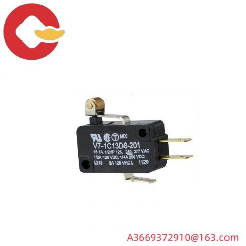 Honeywell V7-1C13D8-201 SPDT Roller Lever Microswitch 15 A, V7 Series - Advanced Control for Industrial Applications