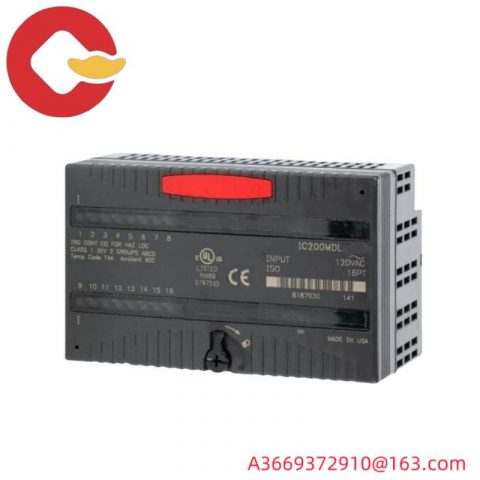 GE IC200MDL241 AC Input Module - 16 Point, for Industrial Control Systems