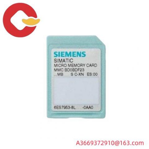Siemens 6ES7953-8LJ11-0AA0 Micro Memory Card for Industrial Control Systems